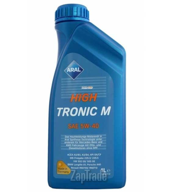 Купить моторное масло Aral HighTronic M, в интернет-магазине в Санкт-Петербурге