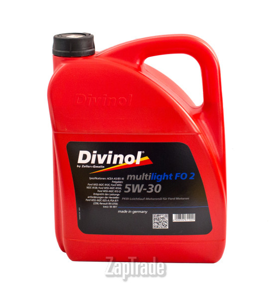 Купить моторное масло Divinol Multilight FO 2 5W-30, в интернет-магазине в Санкт-Петербурге