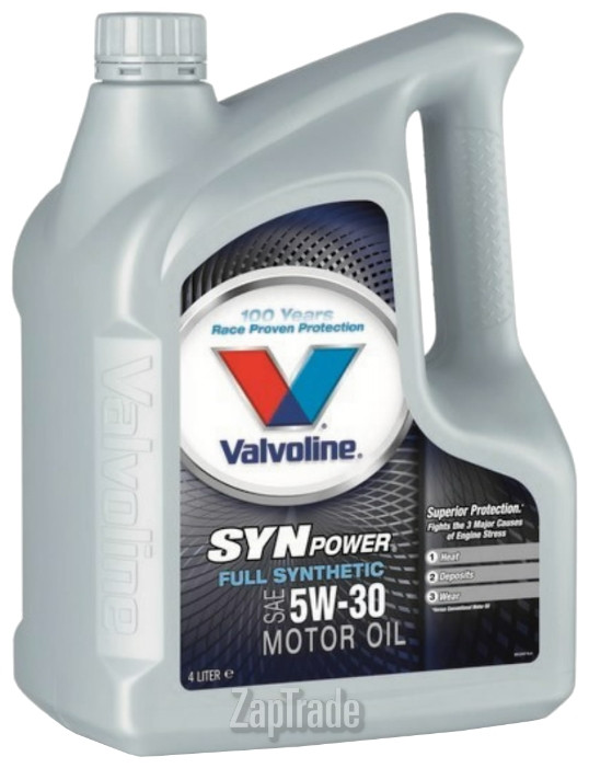 Купить моторное масло Valvoline SYNPOWER SAE 5W-30, 4л, в интернет-магазине в Санкт-Петербурге