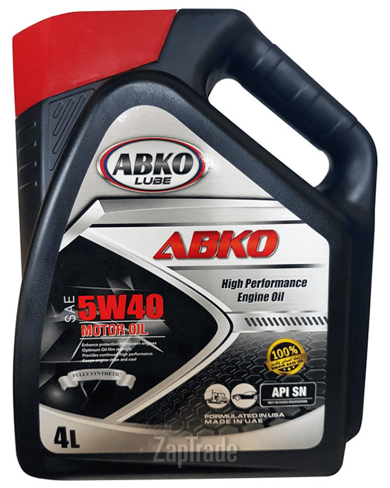 Купить моторное масло Abko Motor Oil 5W-40, в интернет-магазине в Санкт-Петербурге
