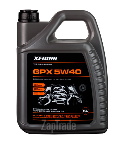 Купить моторное масло Xenum GPX 5W40 с микрографитом, в интернет-магазине в Санкт-Петербурге