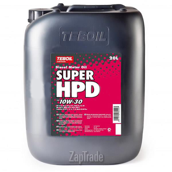 Купить моторное масло Teboil Super HPD л и ц е н з и я z a p t r a d e, в интернет-магазине в Санкт-Петербурге