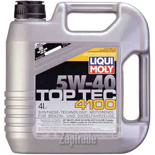 Купить моторное масло Liqui moly Top Tec 4100, в интернет-магазине в Санкт-Петербурге