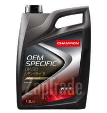 Купить моторное масло Champion oil OEM SPECIFIC 0W30 MS-BHDI, в интернет-магазине в Санкт-Петербурге