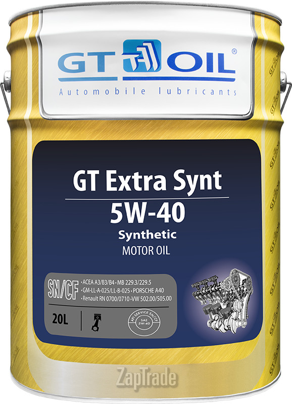 Купить моторное масло Gt oil GT Extra Synt, в интернет-магазине в Санкт-Петербурге