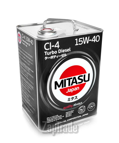 Купить моторное масло Mitasu TURBO DIESEL CI-4 15W40, в интернет-магазине в Санкт-Петербурге