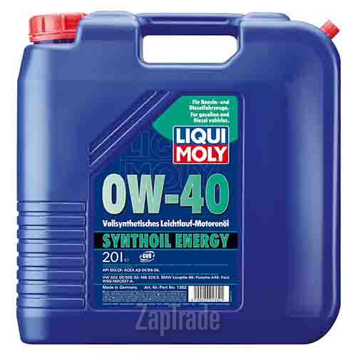 Купить моторное масло Liqui moly Synthoil Energy, в интернет-магазине в Санкт-Петербурге
