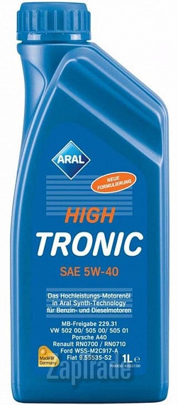 Купить моторное масло Aral HighTronic, в интернет-магазине в Санкт-Петербурге