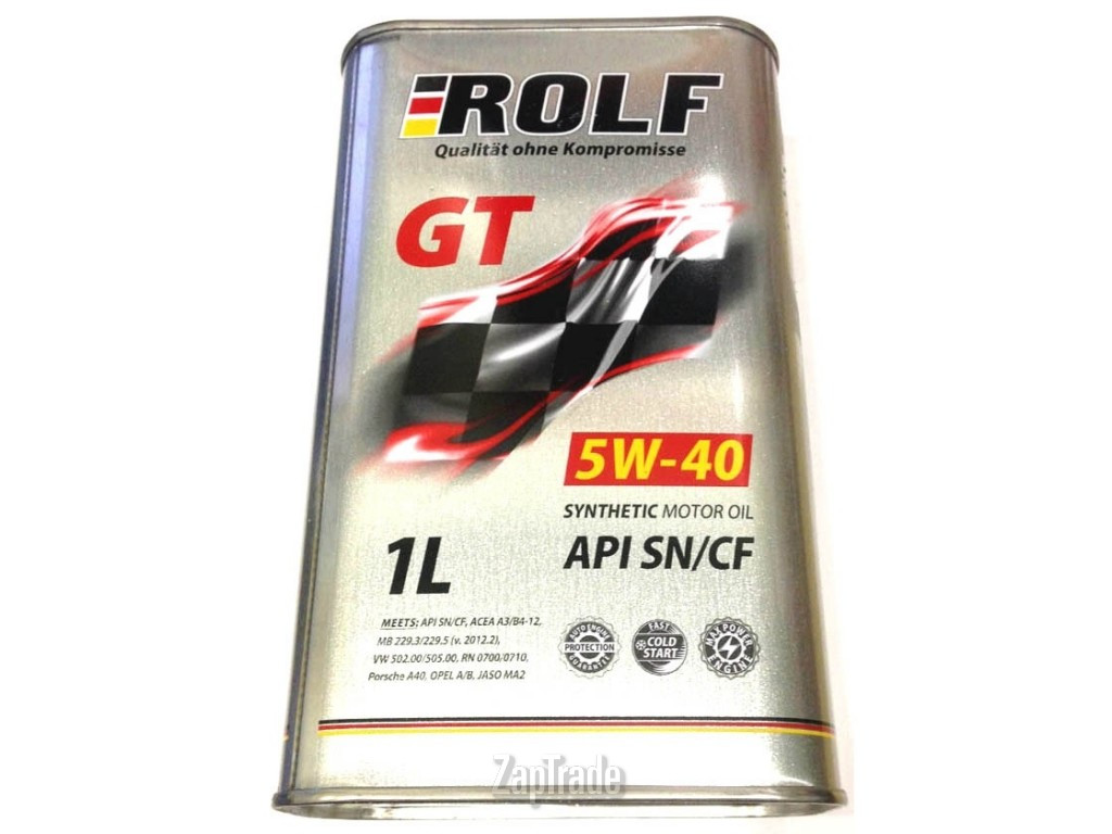 Купить моторное масло Rolf GT 5W-40, в интернет-магазине в Санкт-Петербурге