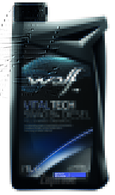 Купить моторное масло Wolf VITALTECH 5W40 B4 DIESEL, в интернет-магазине в Санкт-Петербурге