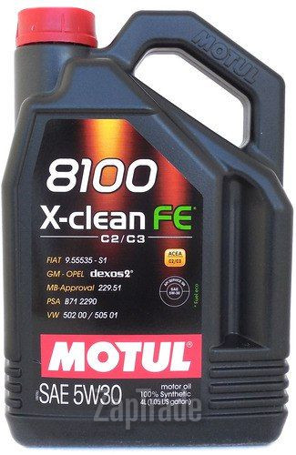 Купить моторное масло Motul 8100 X-Clean FE, в интернет-магазине в Санкт-Петербурге
