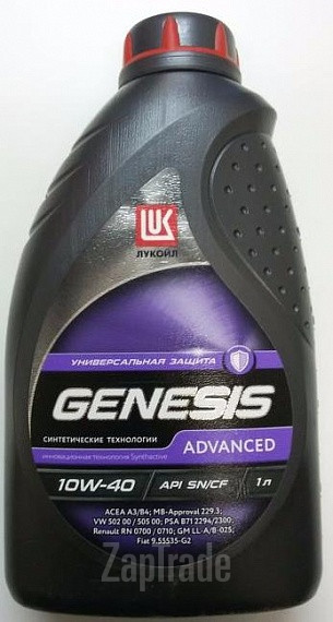 Купить моторное масло Lukoil Genesis Advanced, в интернет-магазине в Санкт-Петербурге