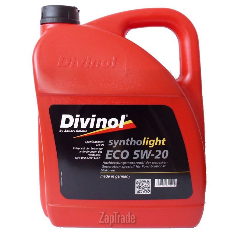 Купить моторное масло Divinol Syntholight Eco 5W20, в интернет-магазине в Санкт-Петербурге