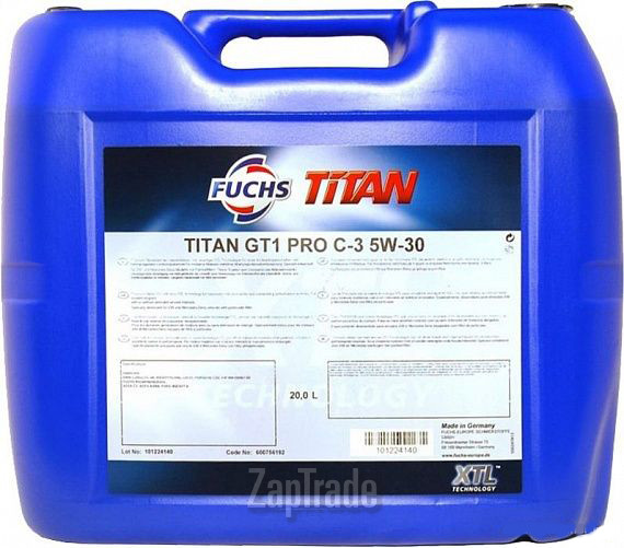 Купить моторное масло Fuchs Titan GT1 PRO C-3, в интернет-магазине в Санкт-Петербурге