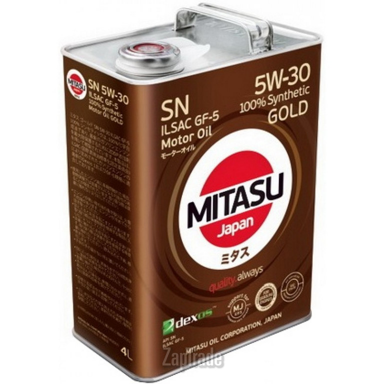 Купить моторное масло Mitasu GOLD 5W-30, в интернет-магазине в Санкт-Петербурге